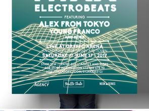 多色淡彩水墨数字艺术 网络科技创意海报模板的革新应用